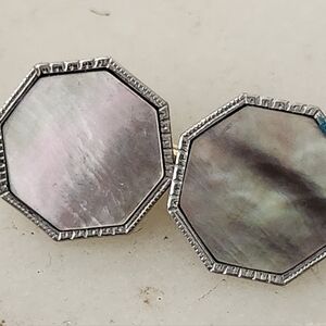 SWANK Gold Plated Octagonal Vintage Cufflinks